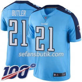 Tennessee Titans Tröjor Malcolm Butler 21 Nike Blå 100th - Herr